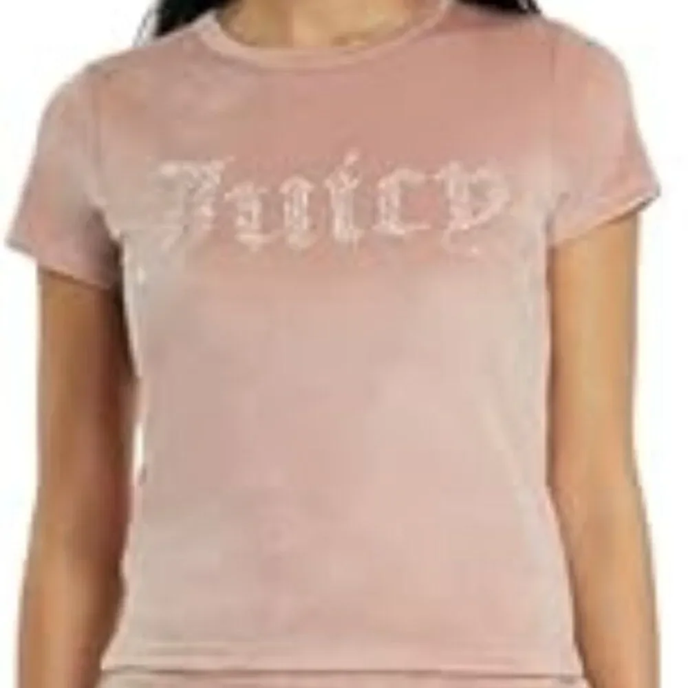 JUICY COUTURE Size Medium Rose Pink Silver Bling Spellout Loungewear Intimates